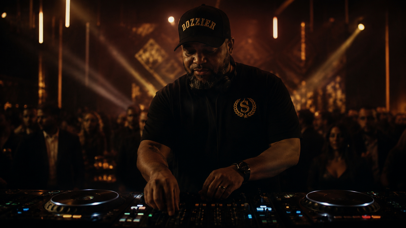 Cinematic DJ performance